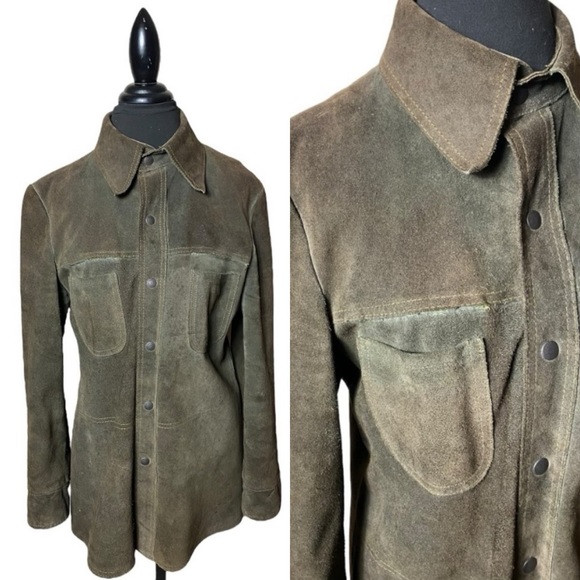 VTG SUEDE JACKET - Picture 1 of 16